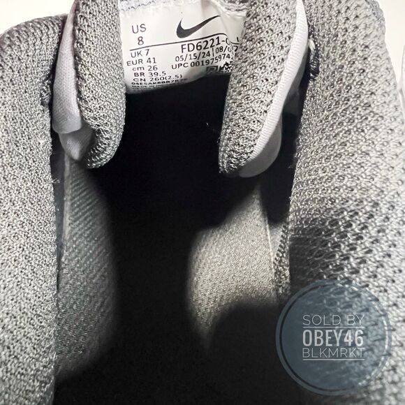 Nike Alpha Huarache Elite 4 MCS  Baseball Cleats Grey FD6221-002 Mens Size 8 - Picture 6 of 6